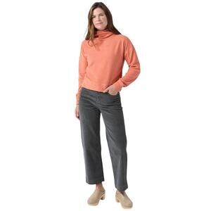 Stio Women’s Rivet Wide Leg Corduroy Pants Gray Size 12 Organic Cotton